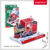 Cubic Fun - Puzzle 3D tren de Craciun 46 piese - CUW3155h