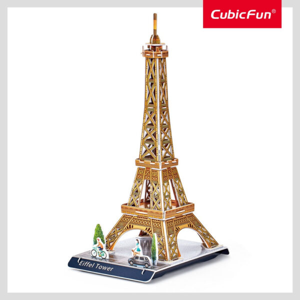 Cubic Fun - Puzzle 3D turnul Eiffel 31 piese - CUW3195