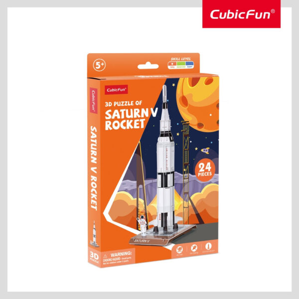 Cubic Fun - Puzzle 3D Saturn V 24 piese - CUW3198