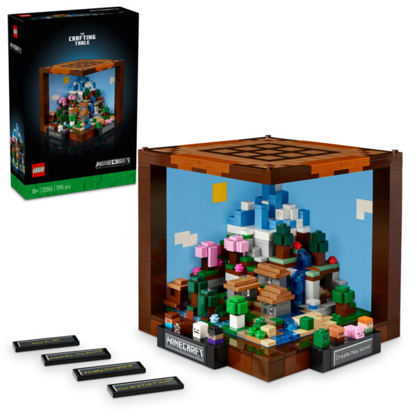 21265-lego-minecraft LEGO Minecraft - Masa de lucru 21265, 1195 piese