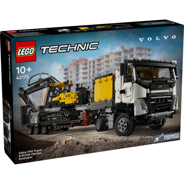 LEGO Technic - Camionul FMX si excavatorul electric EC230 de la Volvo 42175, 2274 piese