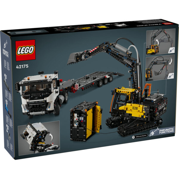 LEGO Technic - Camionul FMX si excavatorul electric EC230 de la Volvo 42175, 2274 piese