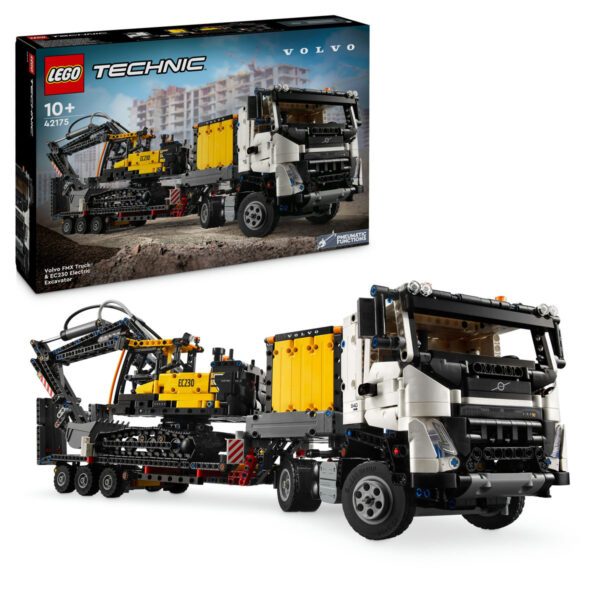 LEGO Technic - Camionul FMX si excavatorul electric EC230 de la Volvo 42175, 2274 piese