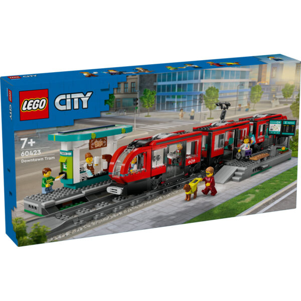 LEGO City - Statie si tramvai in centrul orasului 60423, 811 piese