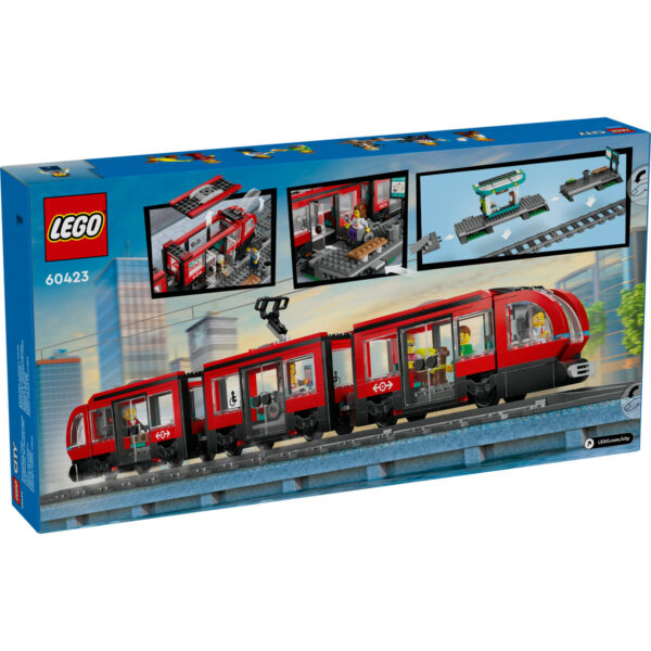 LEGO City - Statie si tramvai in centrul orasului 60423, 811 piese