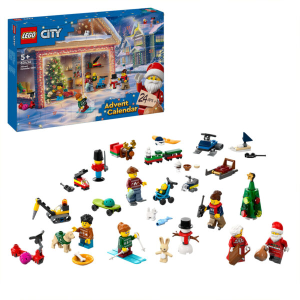 LEGO City - Calendar de advent LEGO City 60436, 195 piese