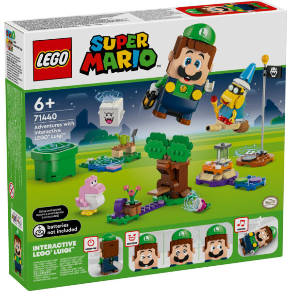 LEGO Super Mario - Aventuri cu LEGO Luigi™ interactiv 71440, 210 piese