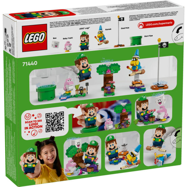 LEGO Super Mario - Aventuri cu LEGO Luigi™ interactiv 71440, 210 piese