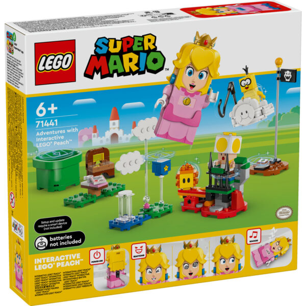 LEGO Super Mario - Aventuri cu LEGO Peach™ interactiva 71441, 208 piese