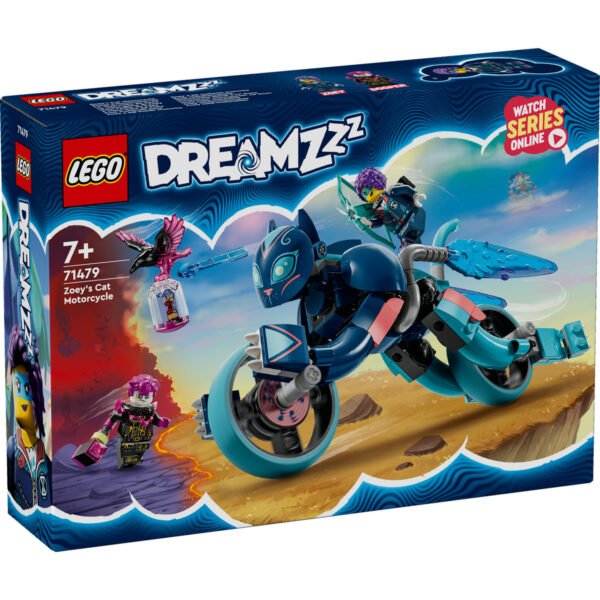 LEGO DREAMZzz - Motocicleta-pisica a lui Zoey 71479, 226 piese