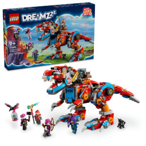 LEGO DREAMZzz - Dinozaurul robot C-Rex al lui Cooper 71484, 917 piese