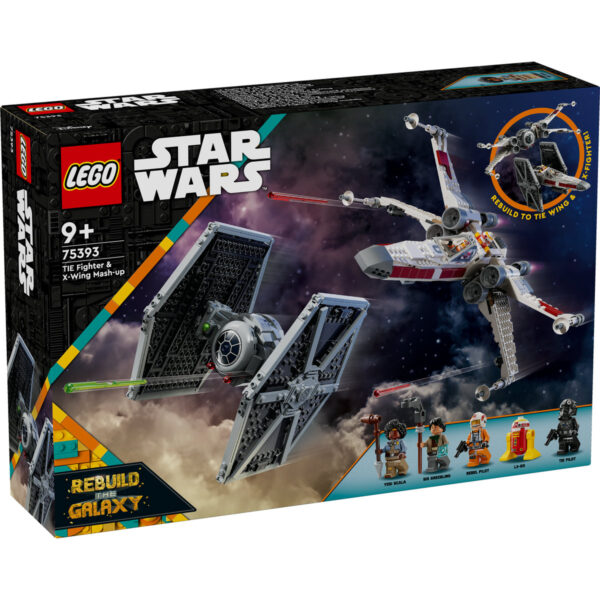 LEGO Star Wars - Hibrid TIE Fighter si X-Wing 75393, 1063 piese