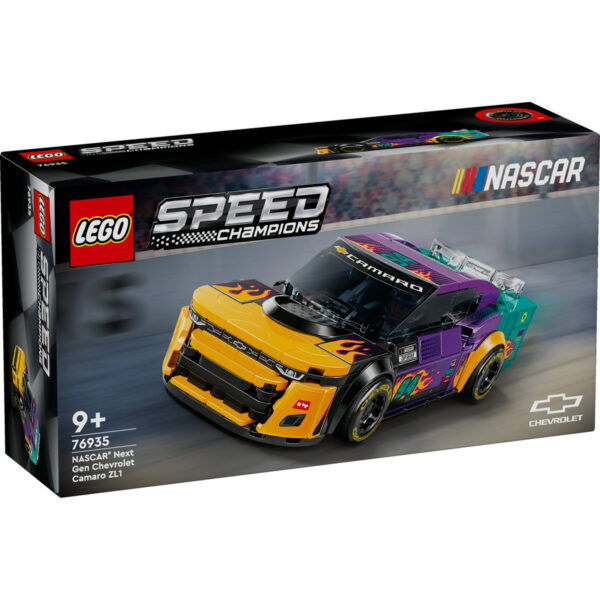 76935-lego-speed-champions-1 LEGO Speed Champions - NASCAR® Next Gen Chevrolet Camaro ZL1 76935, 328 piese
