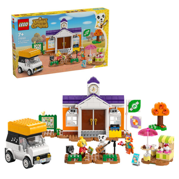 77052-lego-animal-crossing LEGO Animal Crossing - Concertul lui K.K. la Plaza 77052, 550 piese