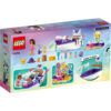 LEGO Gabby s Dollhouse - Barca cu spa a lui Gabby si a Pisirenei 10786, 88 piese