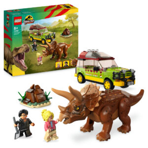 LEGO Jurassic World - Cercetarea dinozaurului Triceratops 76959, 281 piese