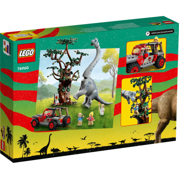 LEGO Jurassic World - Descoperirea dinozaurului Brachiosaurus 76960, 512 piese