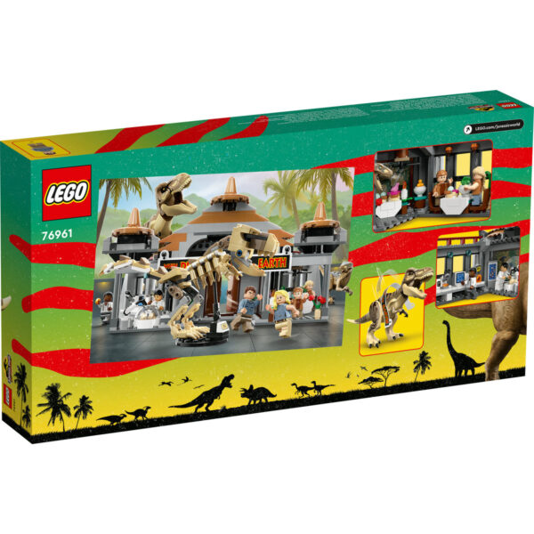 LEGO Jurassic World - Centru pentru turisti: T.rex si Raptor 76961, 693 piese