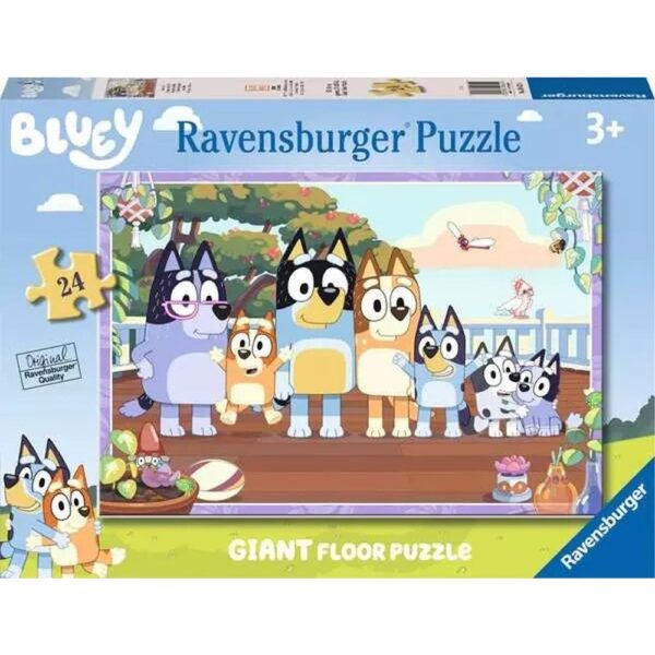 Ravensburger - Puzzle mare de podea Bluey 24 piese - RVSPC05622
