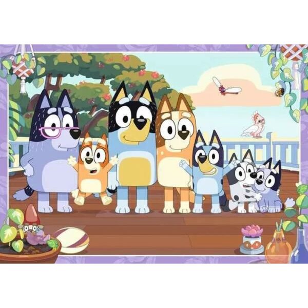 Ravensburger - Puzzle mare de podea Bluey 24 piese - RVSPC05622