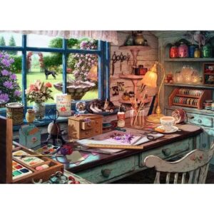 Ravensburger - Puzzle magazinul mestesugurilor 1000 piese design nou - RVSPA00307