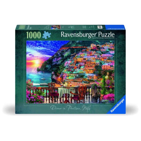 Ravensburger - Puzzle cina in Positano 1000 piese design nou - RVSPA00057