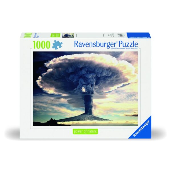 Ravensburger - Puzzle vulcanul Etna 1000 piese design nou - RVSPA00176