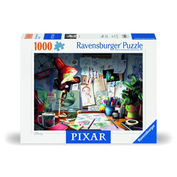 Ravensburger - Puzzle Disney biroul artistului 1000 piese design nou - RVSPA00302