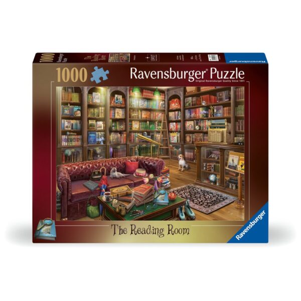 Ravensburger - Puzzle sala de lectura 1000 piese design nou - RVSPA00329