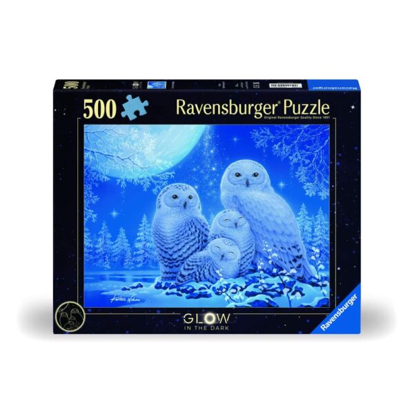 Ravensburger - Puzzle bufnite 500 piese lumineaza in intuneric design nou - RVSPA00479