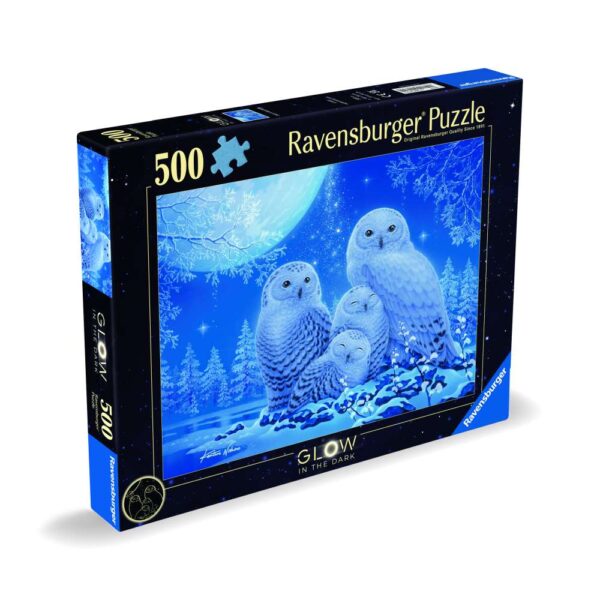Ravensburger - Puzzle bufnite 500 piese lumineaza in intuneric design nou - RVSPA00479