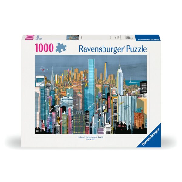 Ravensburger - Puzzle cladiri din New York 1000 piese - RVSPA00784