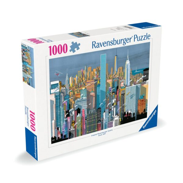 Ravensburger - Puzzle cladiri din New York 1000 piese - RVSPA00784