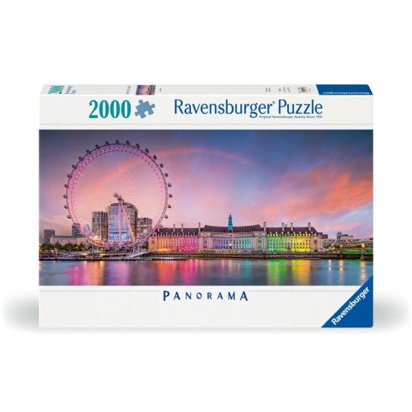 Ravensburger - Puzzle panorama Londra colorata 2000 piese - RVSPA00805