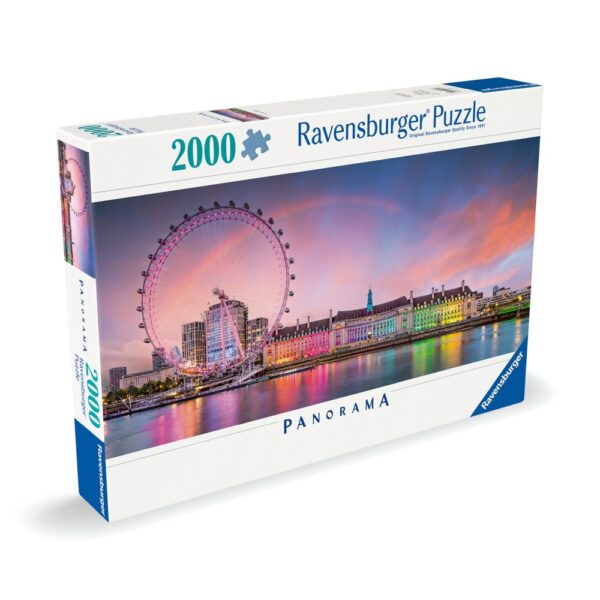 Ravensburger - Puzzle panorama Londra colorata 2000 piese - RVSPA00805