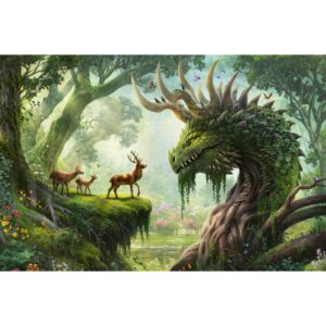 Ravensburger - Puzzle dragonul din padure 3000 piese - RVSPA00808