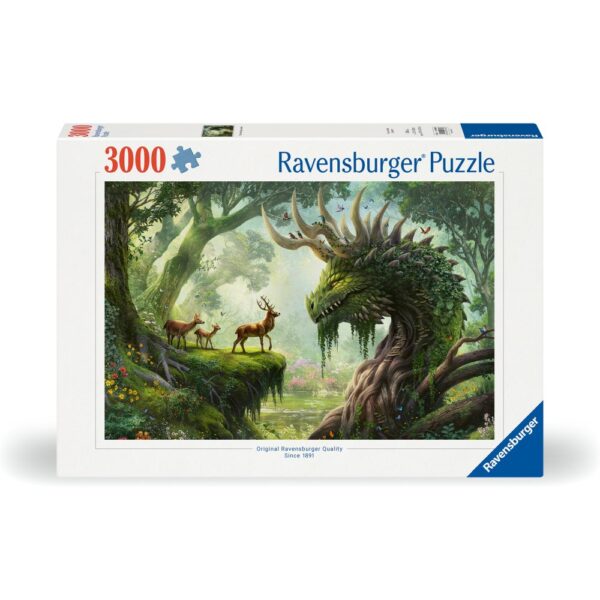 Ravensburger - Puzzle dragonul din padure 3000 piese - RVSPA00808