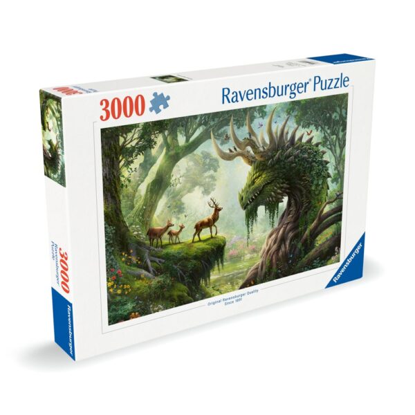 Ravensburger - Puzzle dragonul din padure 3000 piese - RVSPA00808