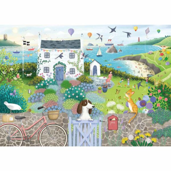 Ravensburger - Puzzle cabana pe coasta 1000 piese - RVSPA01104