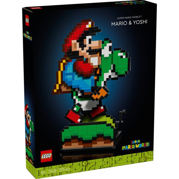 LEGO Super Mario - Super Mario World™: Mario si Yoshi 71438, 1215 piese