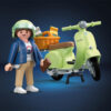 Playmobil - Vespa verde cu o femeie - PM71621