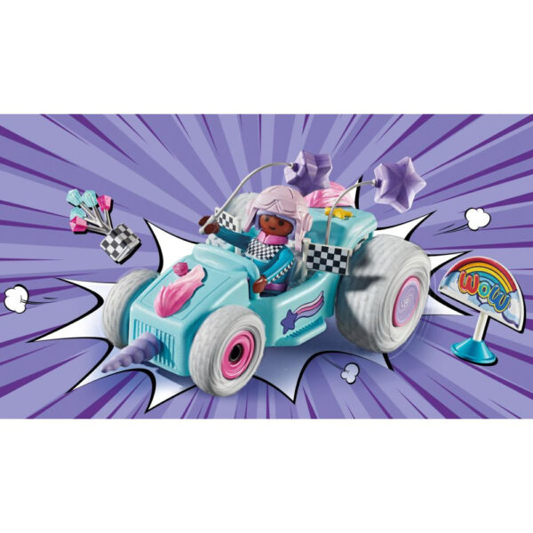 Playmobil - Kart pullback unicorn - PM71635