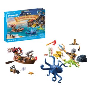 Playmobil - Calendar Craciun pirati si caracatita - PM71636