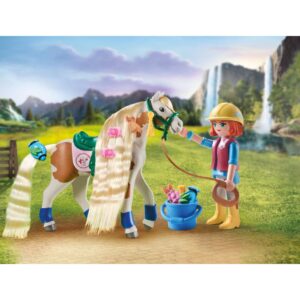 Playmobil - Ellie si cal cu par - PM71639