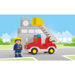 Playmobil Junior - Camion cu pompier - PM71683