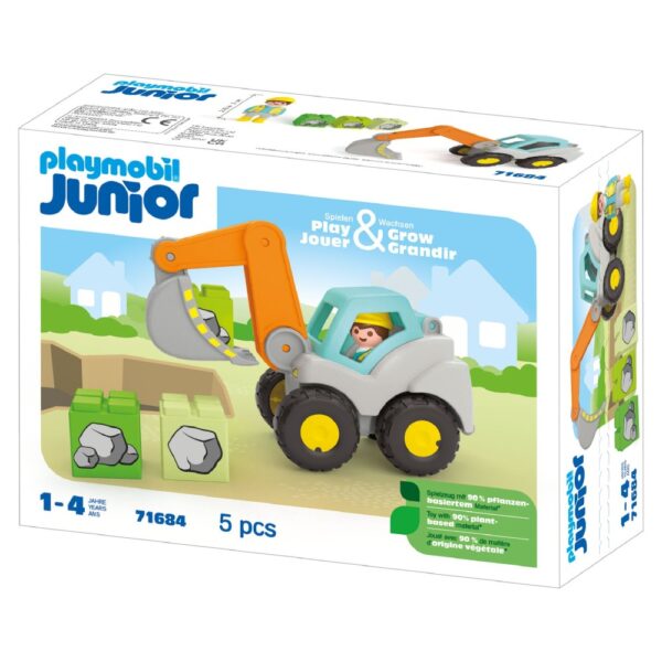 Playmobil Junior - Excavator cu brat mobil - PM71684