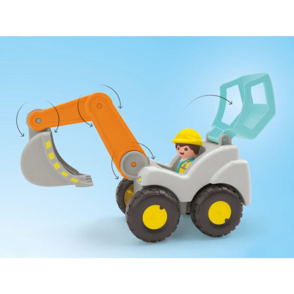 Playmobil Junior - Excavator cu brat mobil - PM71684