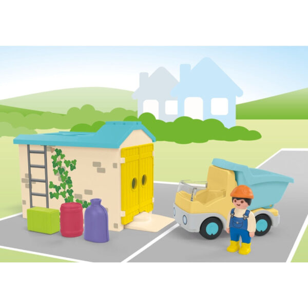 Playmobil Junior - Camion cu garaj de sortare - PM71686