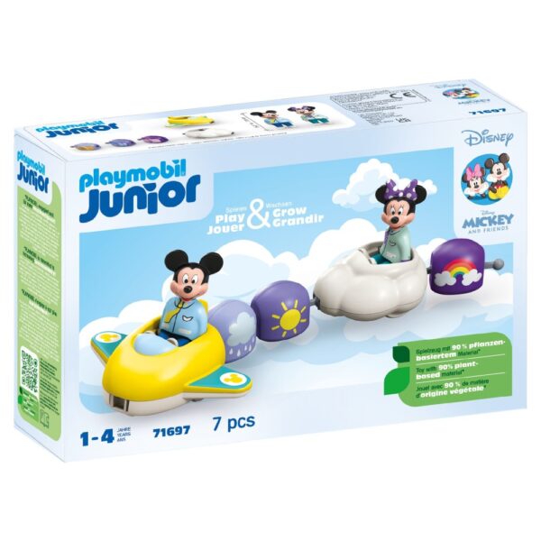 Playmobil Junior Disney - Zborul lui Mickey si Minnie printre nori - PM71697