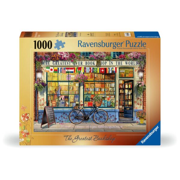 Ravensburger - Puzzle librarie grozava 1000 piese design nou - RVSPA00059